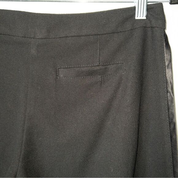 NWT Elevenses x Anthropologie Black Piping Trouser Pants Size 8 - Picture 5 of 6